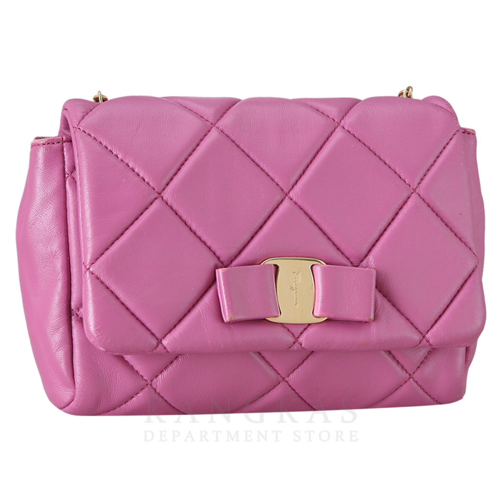 FERRAGAMO(USED)페레가모 바라리본 체인백
